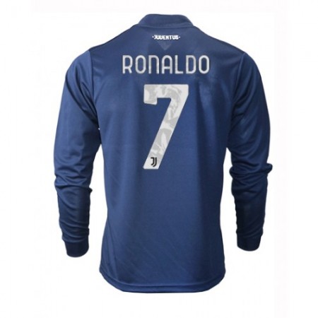 Billiga Fotbollströjor Juventus Cristiano Ronaldo 7 Borta tröja 2020/21 Långärmad